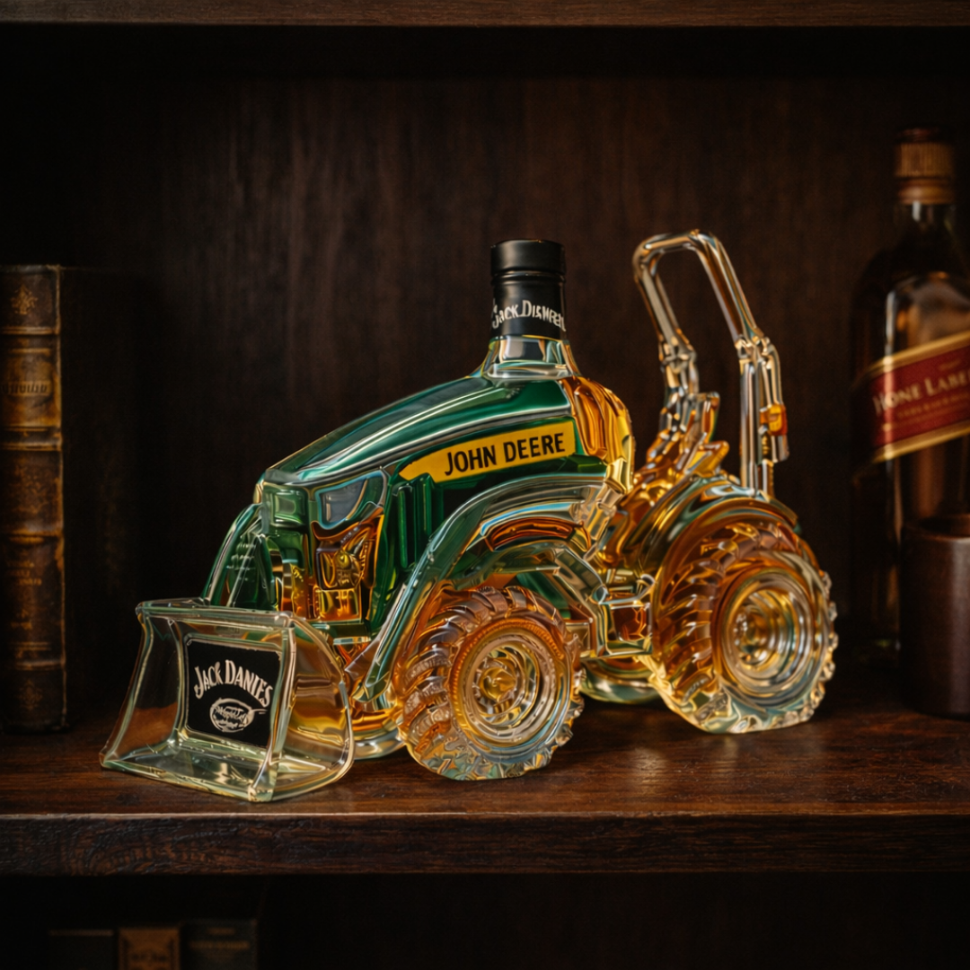 Whiskey Flask – Tractor Edition