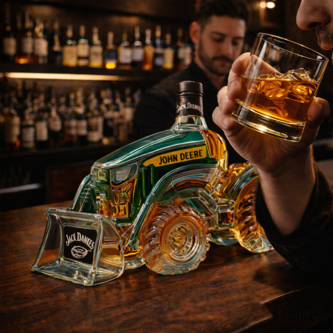 Whiskey Flask – Tractor Edition