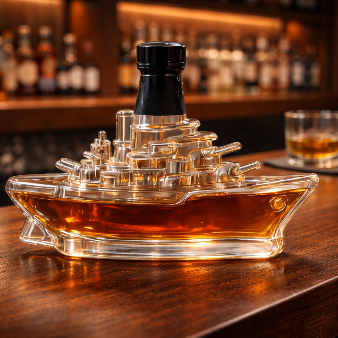 Whiskey Bottle – Navy Edition
