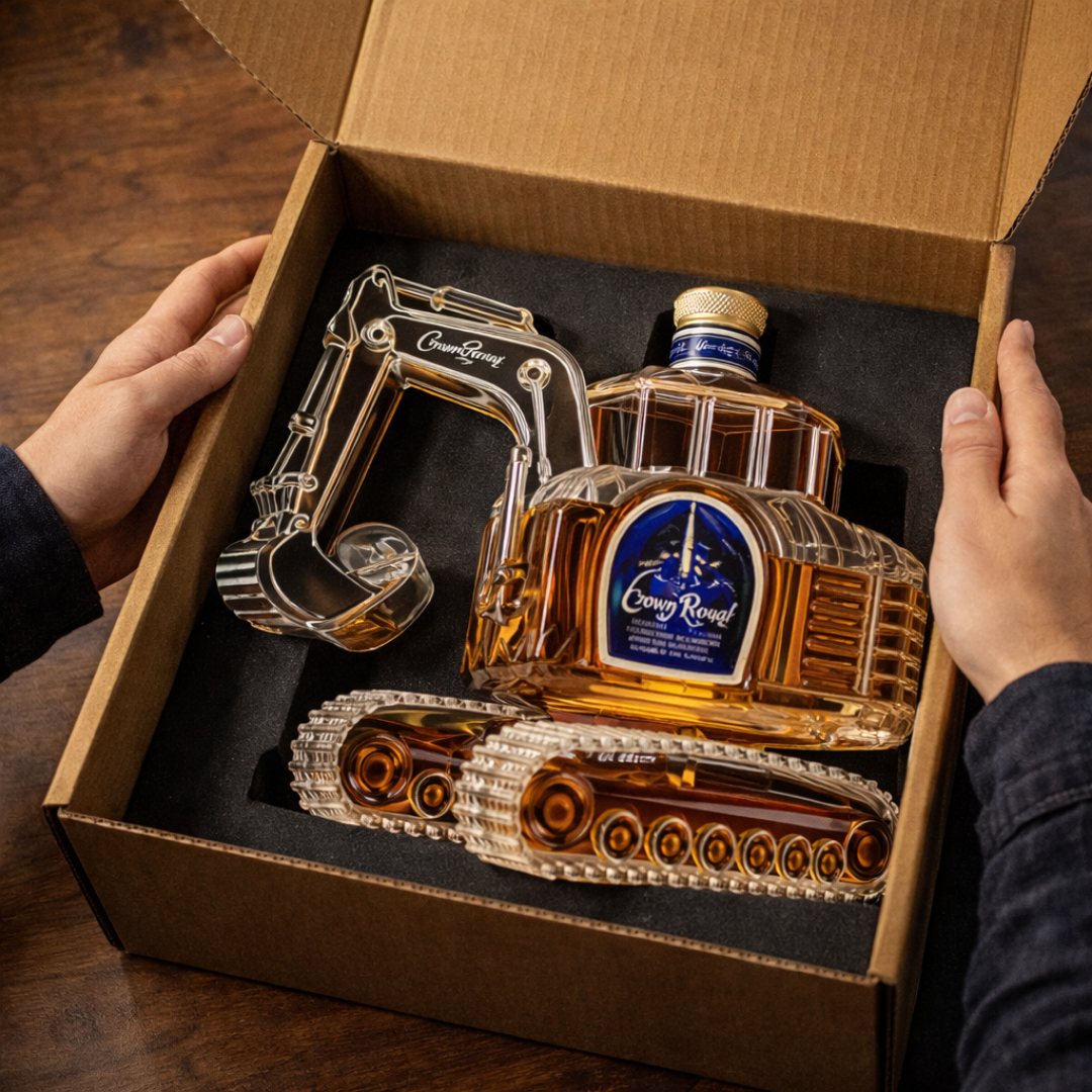 Whiskey Bottle – Excavator Edition