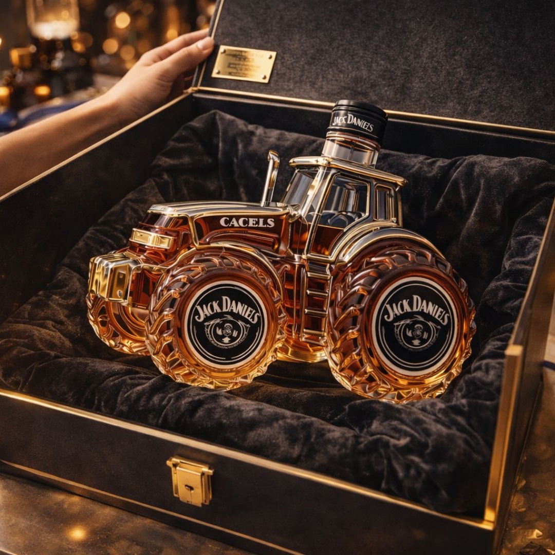 Tractor-Shaped Whiskey Decanter – Collector's