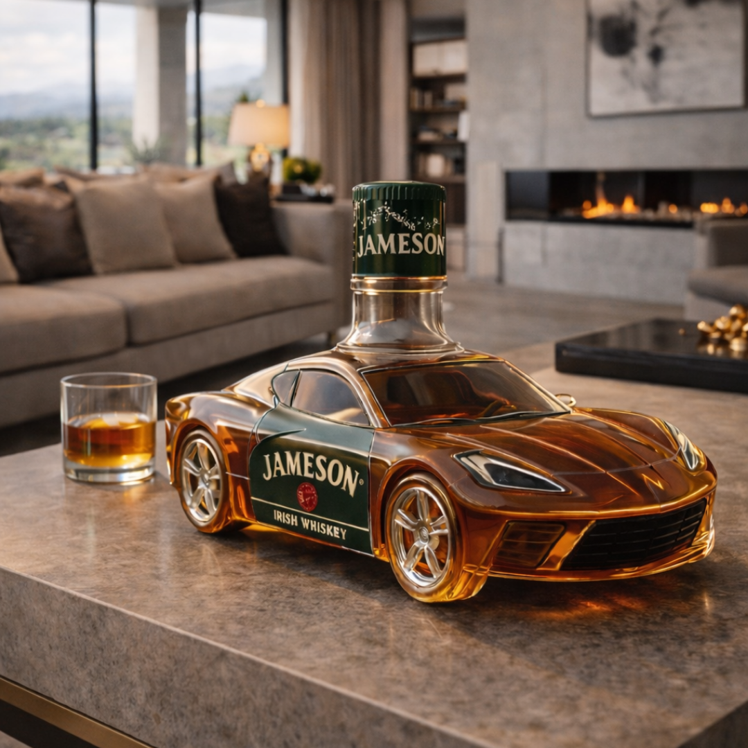 Whiskey Bottle – Sports Car Edition