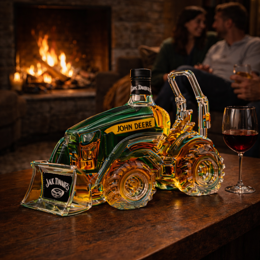 Whiskey Flask – Tractor Edition