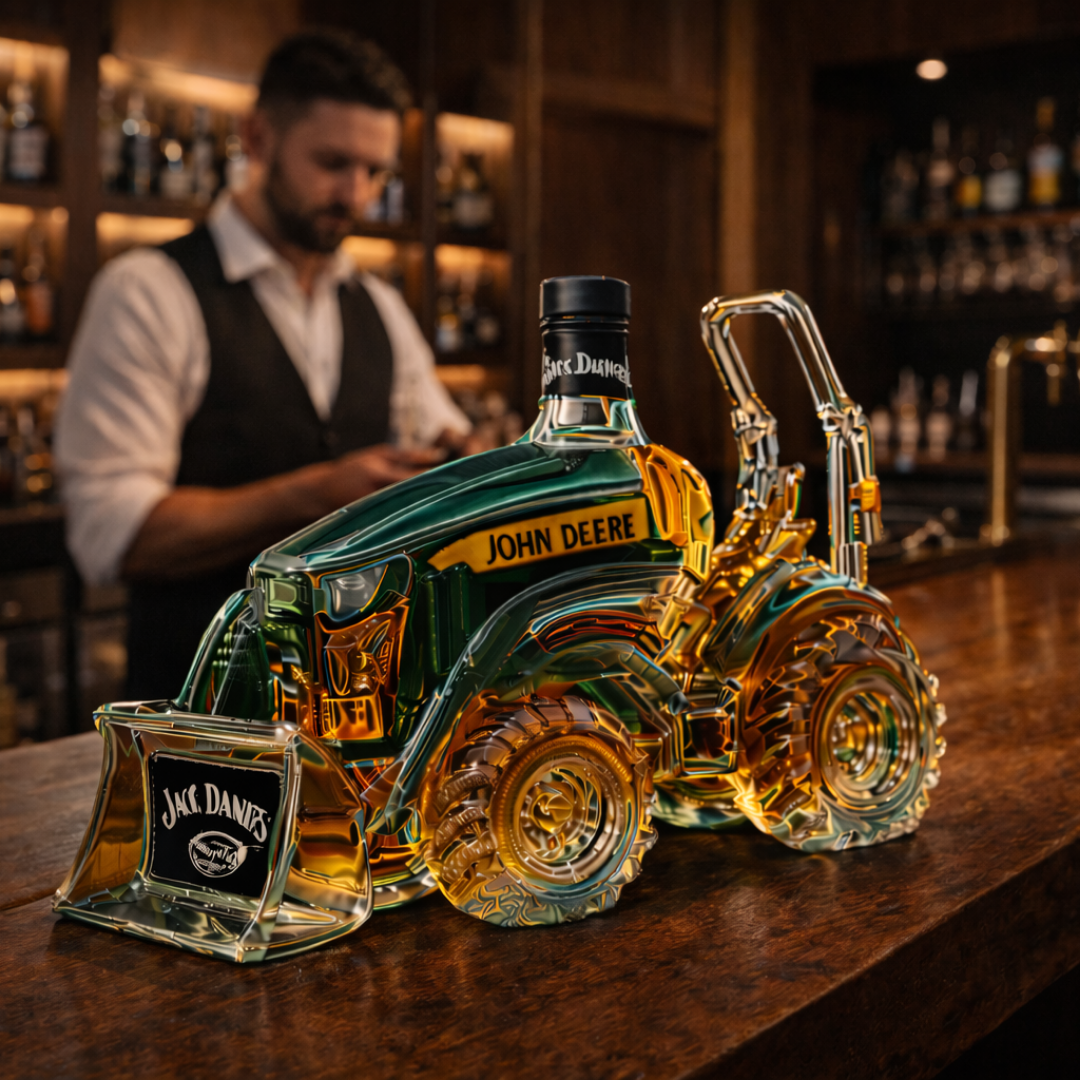 Whiskey Flask – Tractor Edition