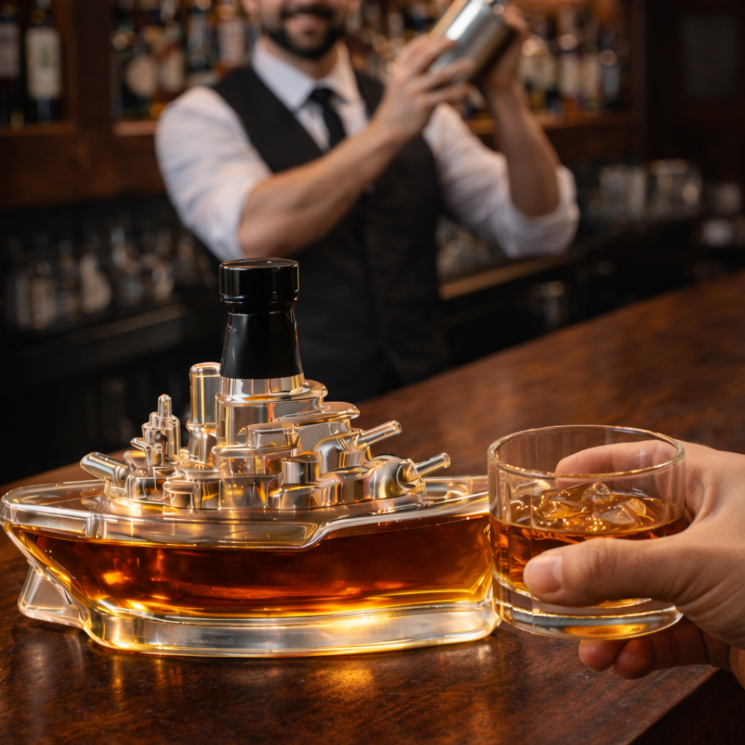 Whiskey Bottle – Navy Edition