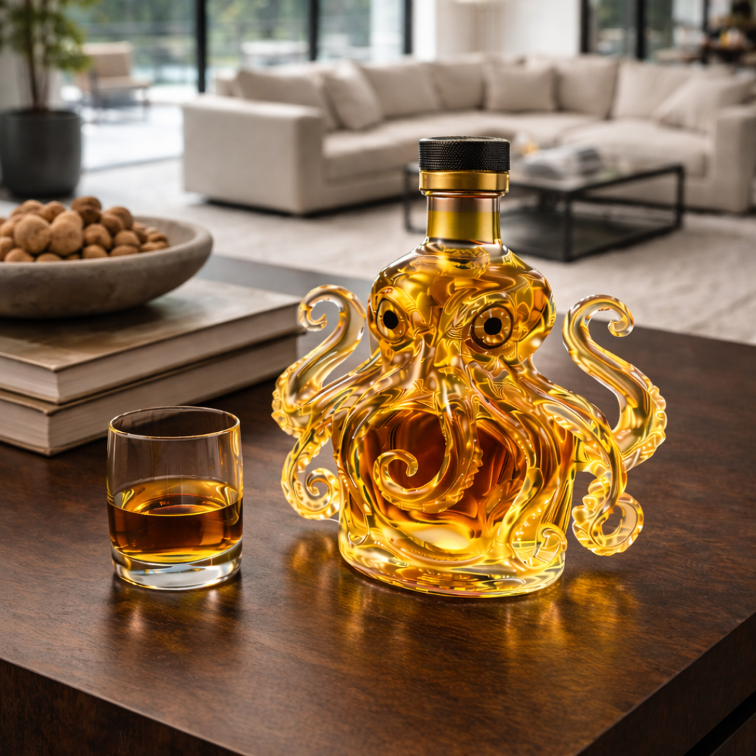 Octopus – Whiskey Bottle
