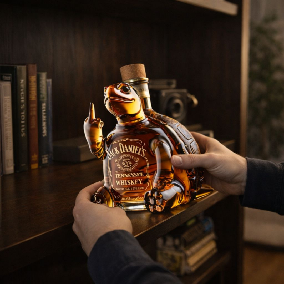 Turtle – Whiskey Bottle