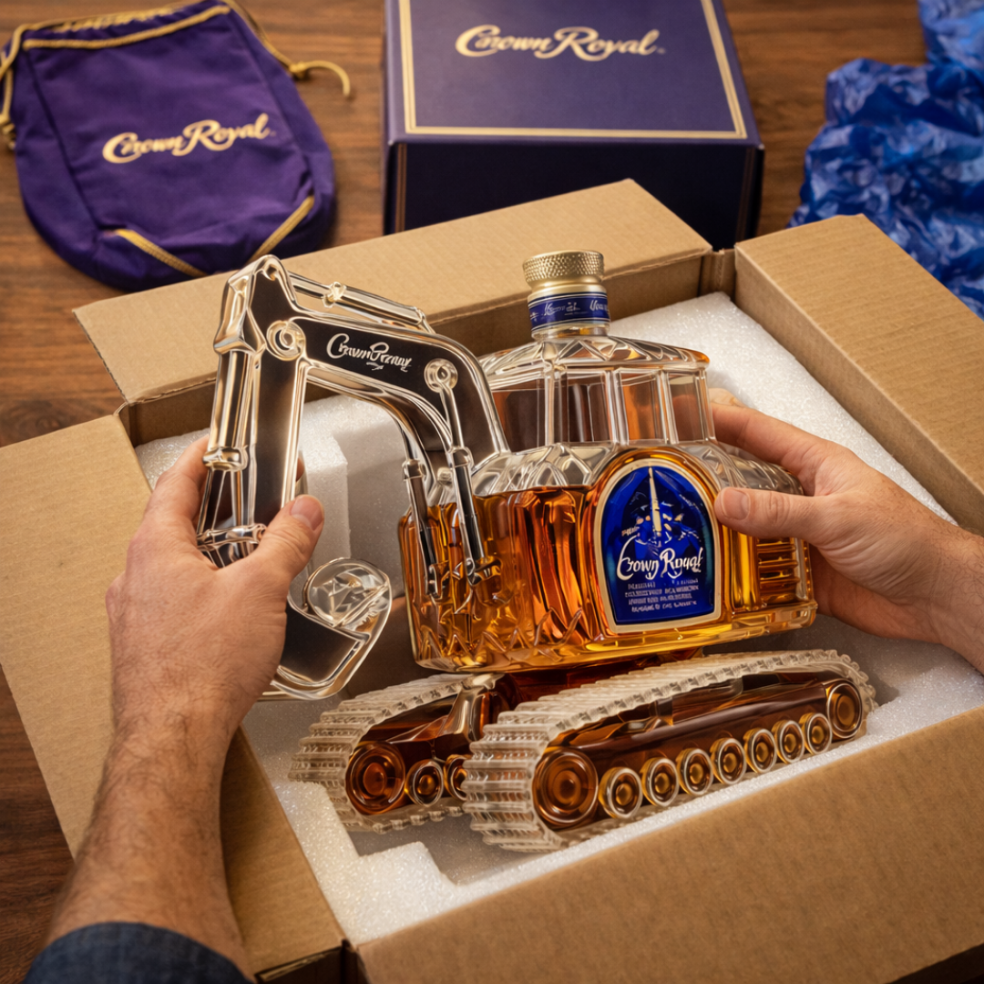 Whiskey Bottle – Excavator Edition