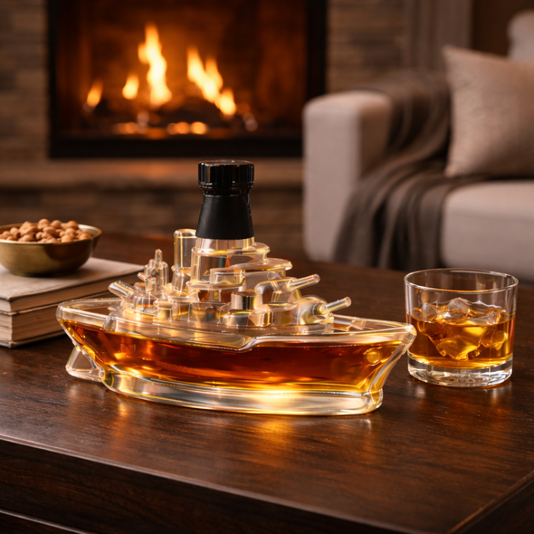 Whiskey Bottle – Navy Edition