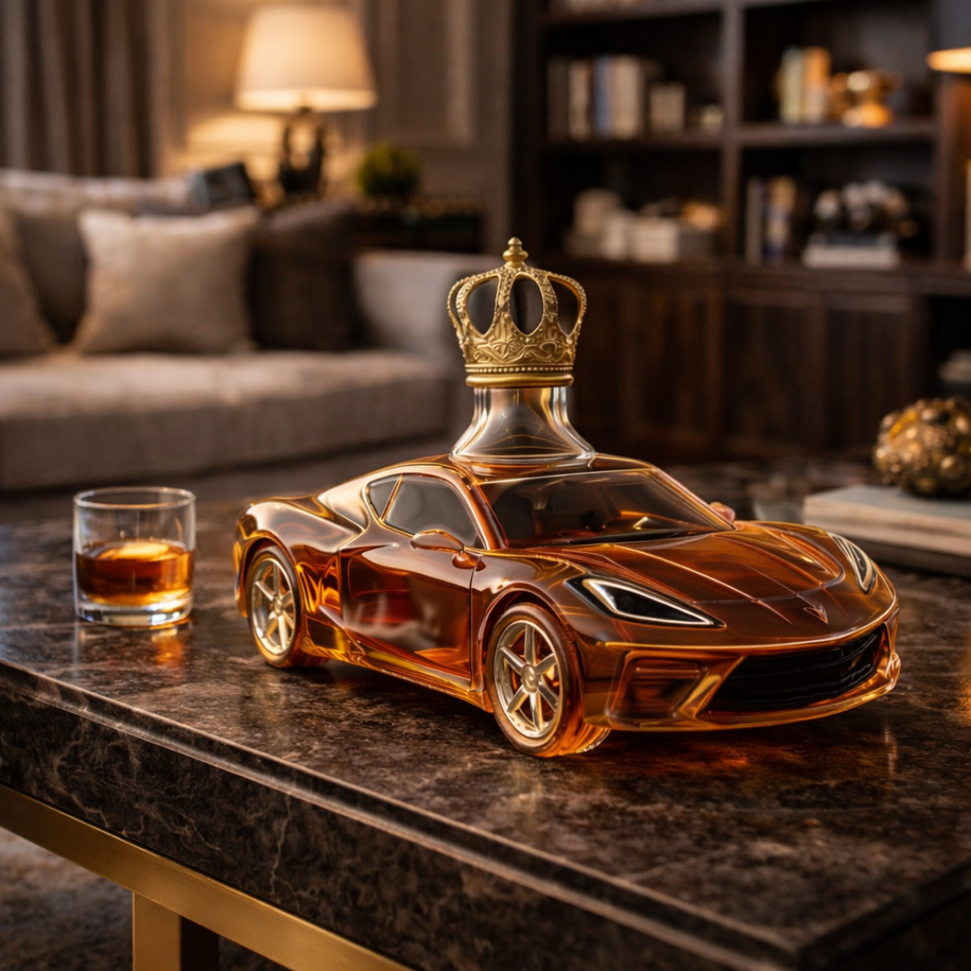 Whiskey Bottle – Sports Car Edition