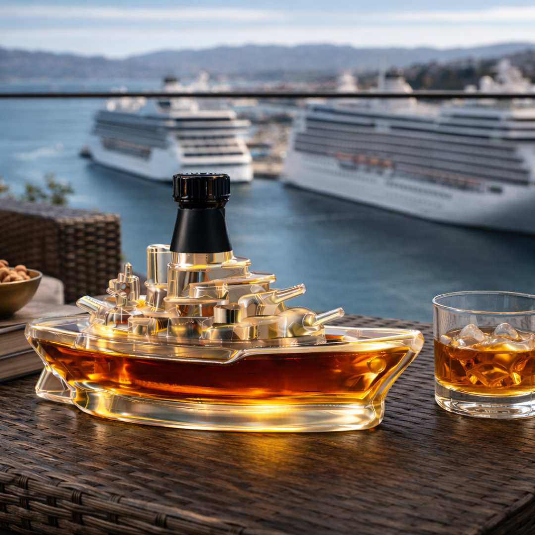 Whiskey Bottle – Navy Edition
