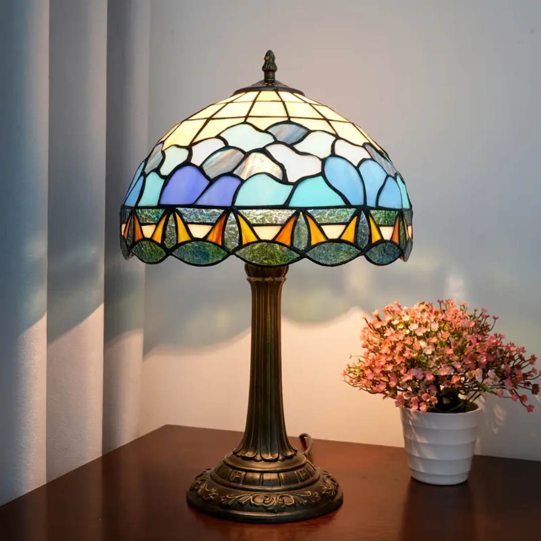 Rose Lamp with Vibrant Design
