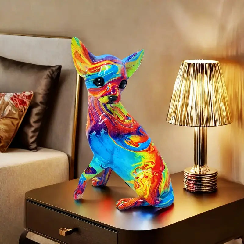Chihuahua – Vivid Resin LED Lamp